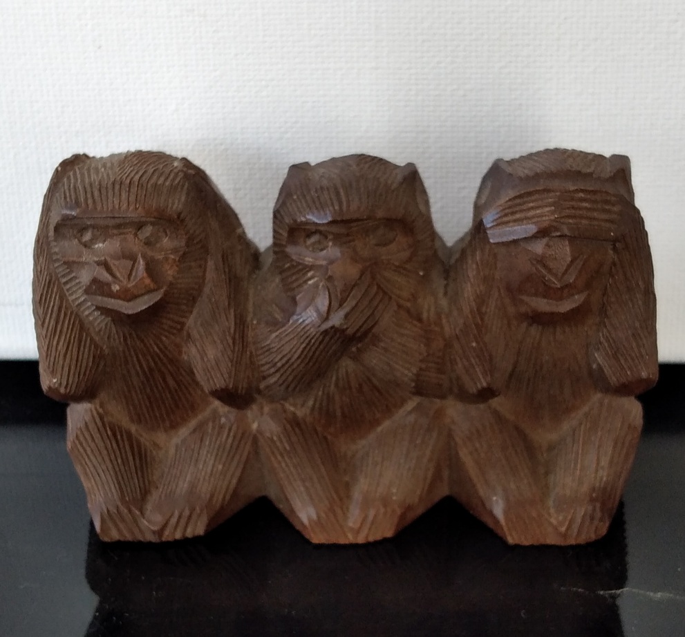 Os três macacos sábios 