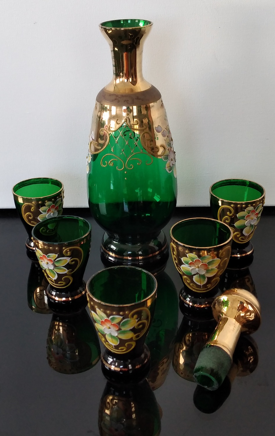 Licoreiro em cristal de murano  3