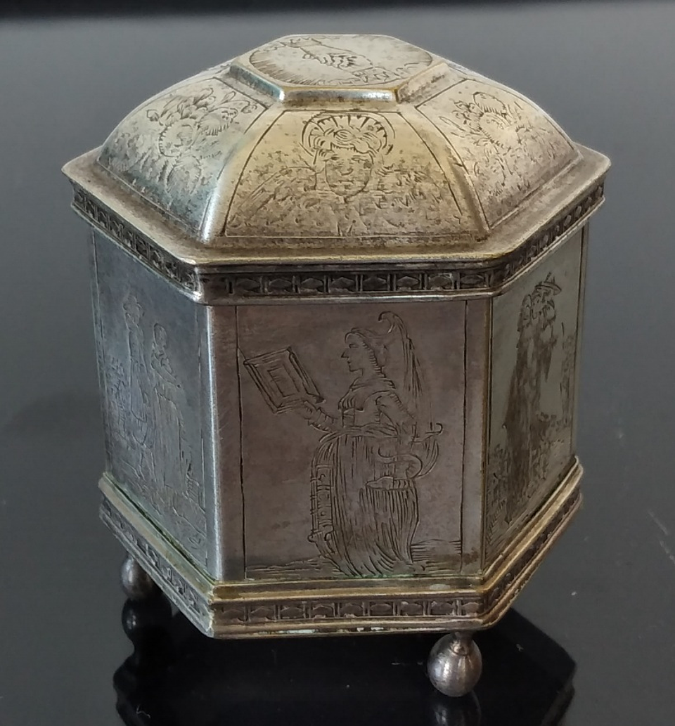 Caixa vintage de casamento  2