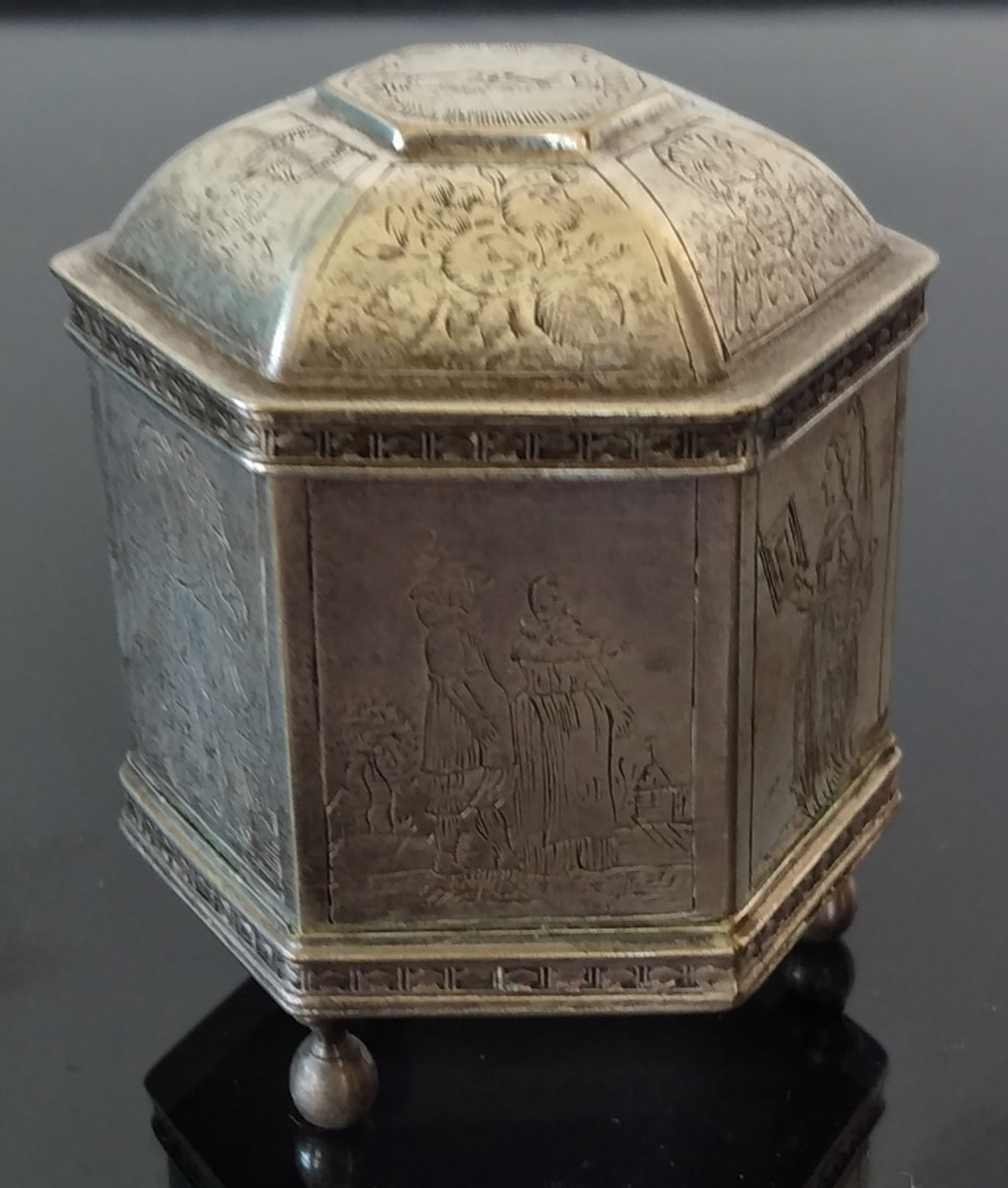 Caixa vintage de casamento  7