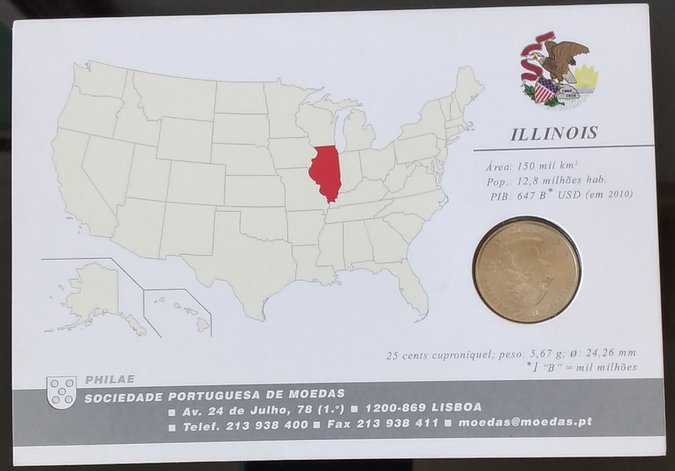 Moedas 25 cents - USA 4