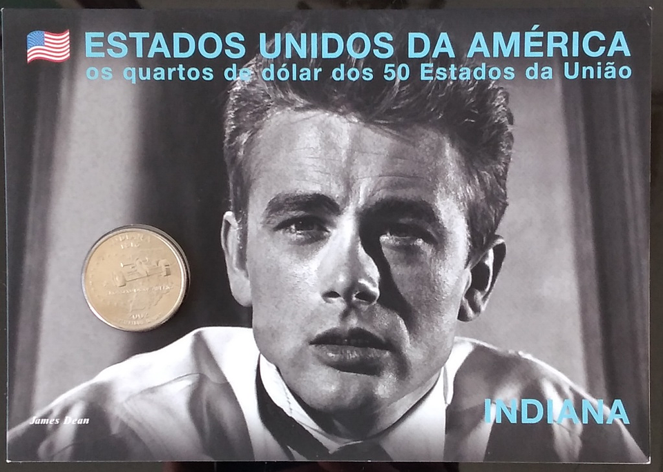 Moedas 25 cents USA 1