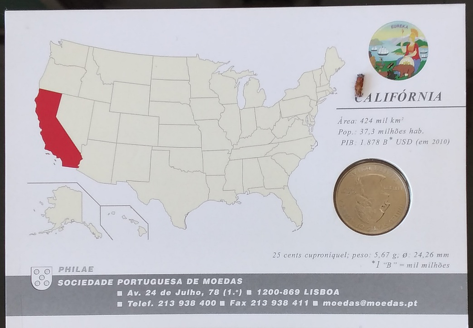 Moedas 25 cents USA 4