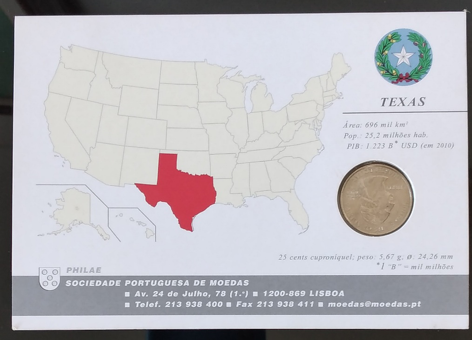 Moedas 25 cents USA 4