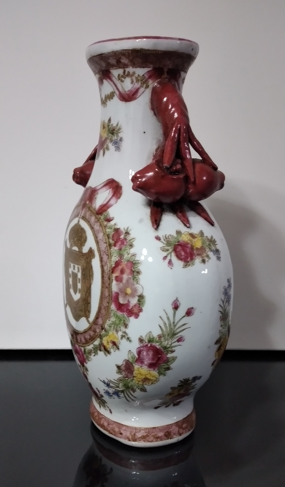 Vaso em porcelana Oriental  3