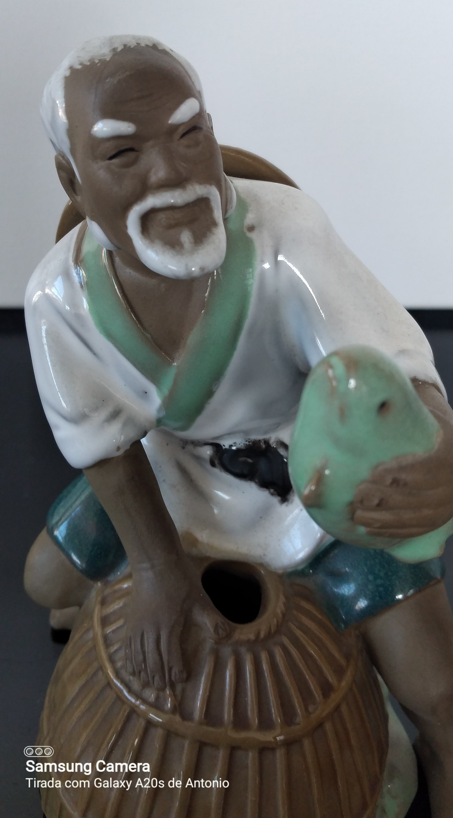 Estatueta, pescador Oriental  2