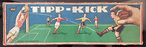 Jogo vintage de futebol