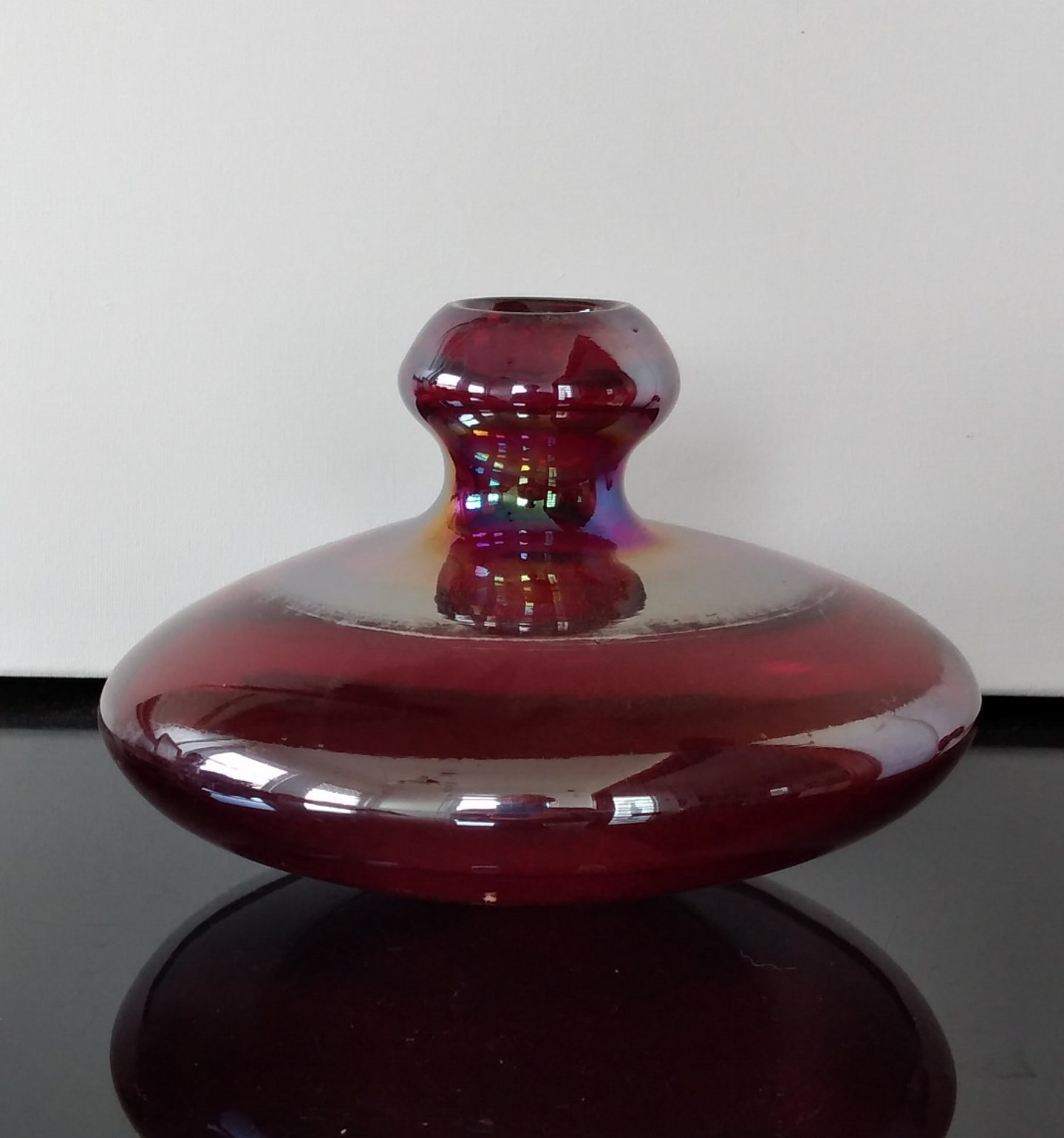 Vaso em cristal rubi 1