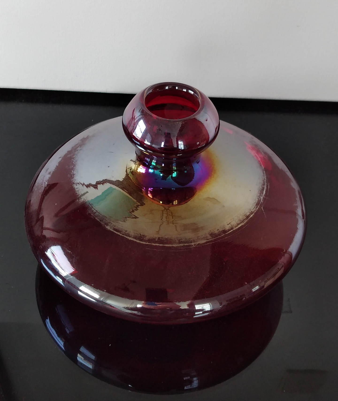 Vaso em cristal rubi 2