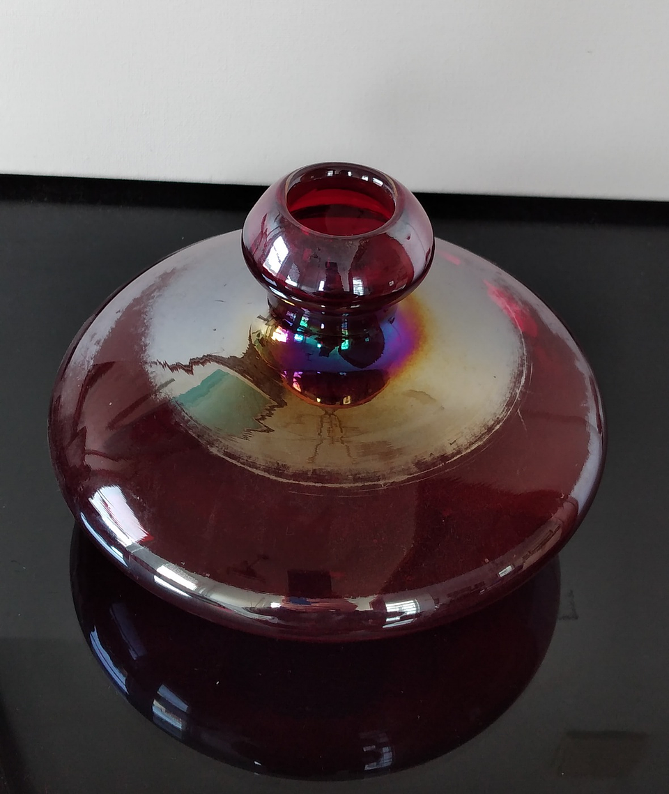 Vaso em cristal rubi 2