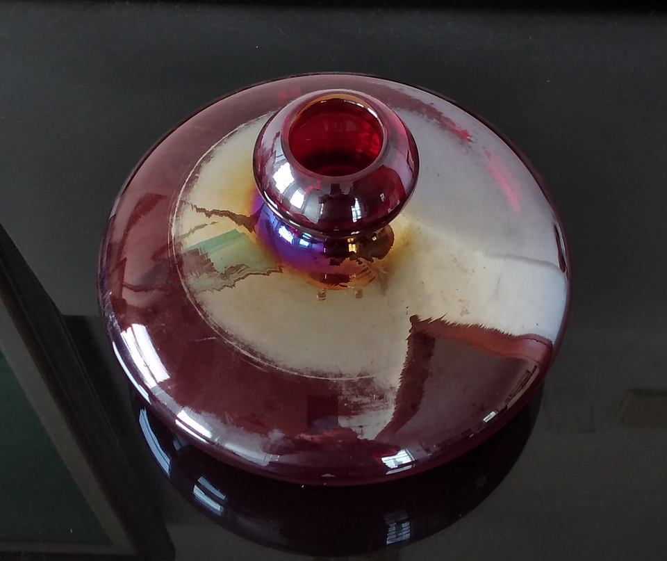 Vaso em cristal rubi 4