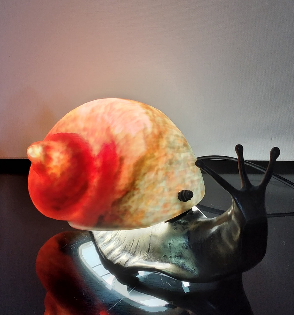 Candeeiro de mesa, caracol 2