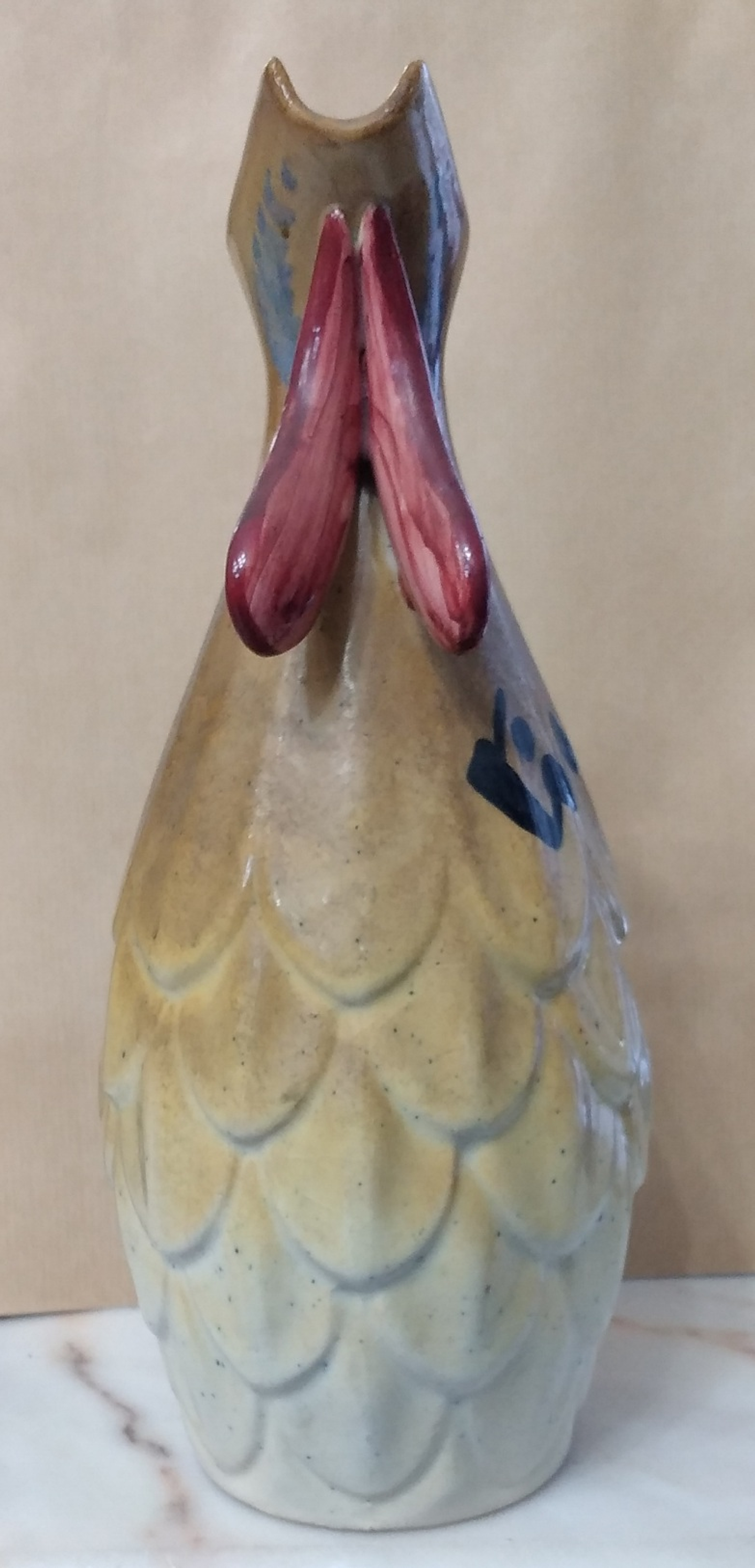 Jarra galo em faiança  3