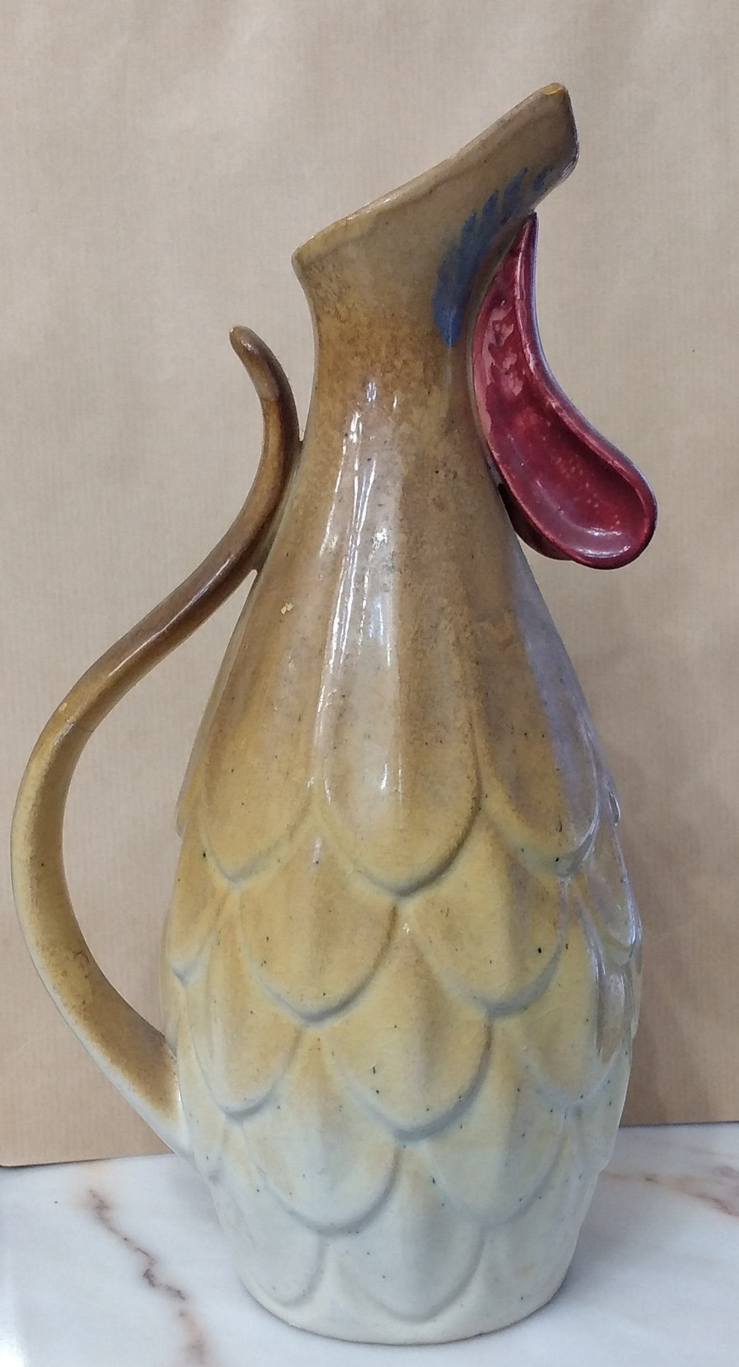 Jarra galo em faiança  5