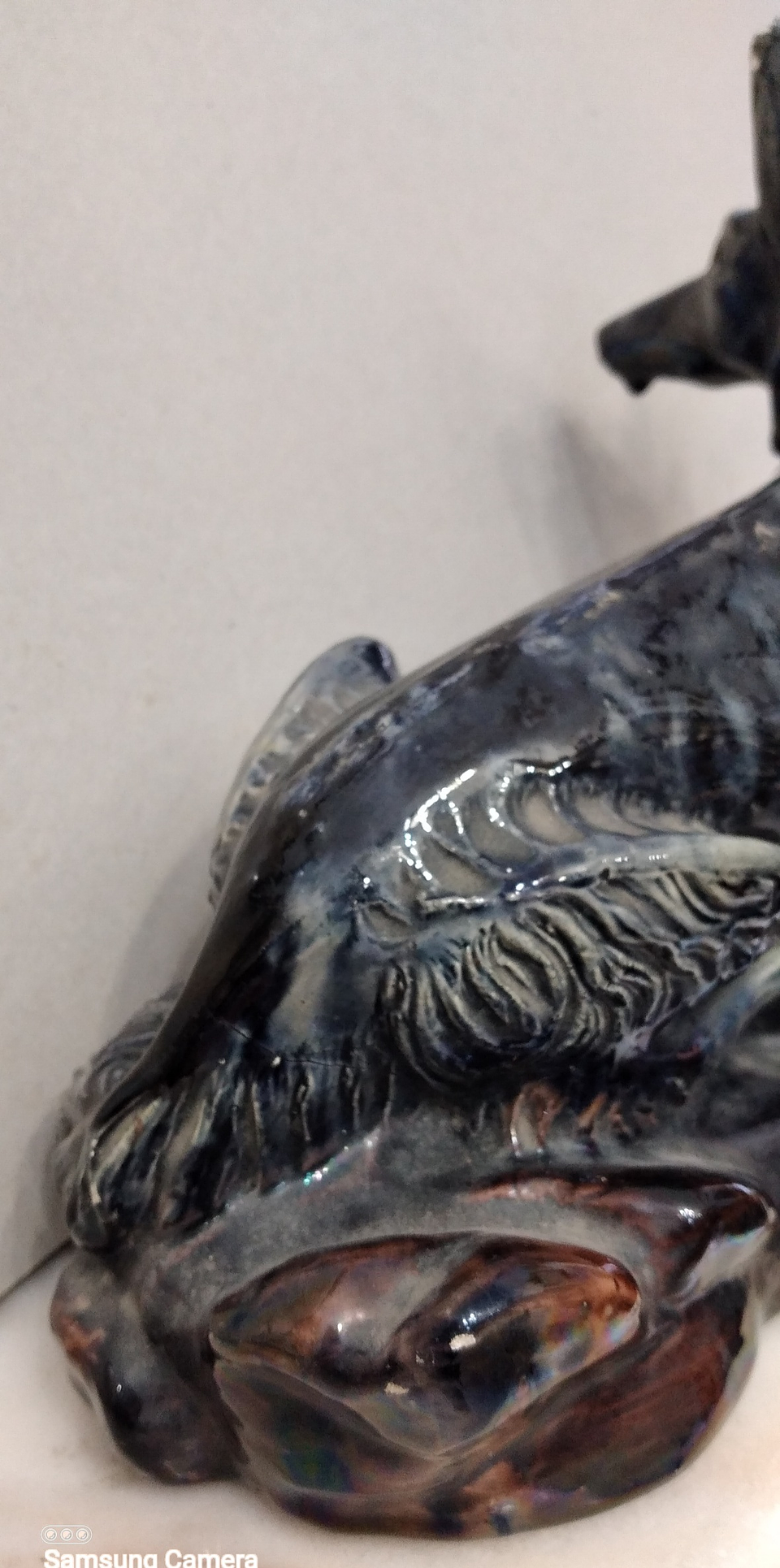 Lobo em faiança  10