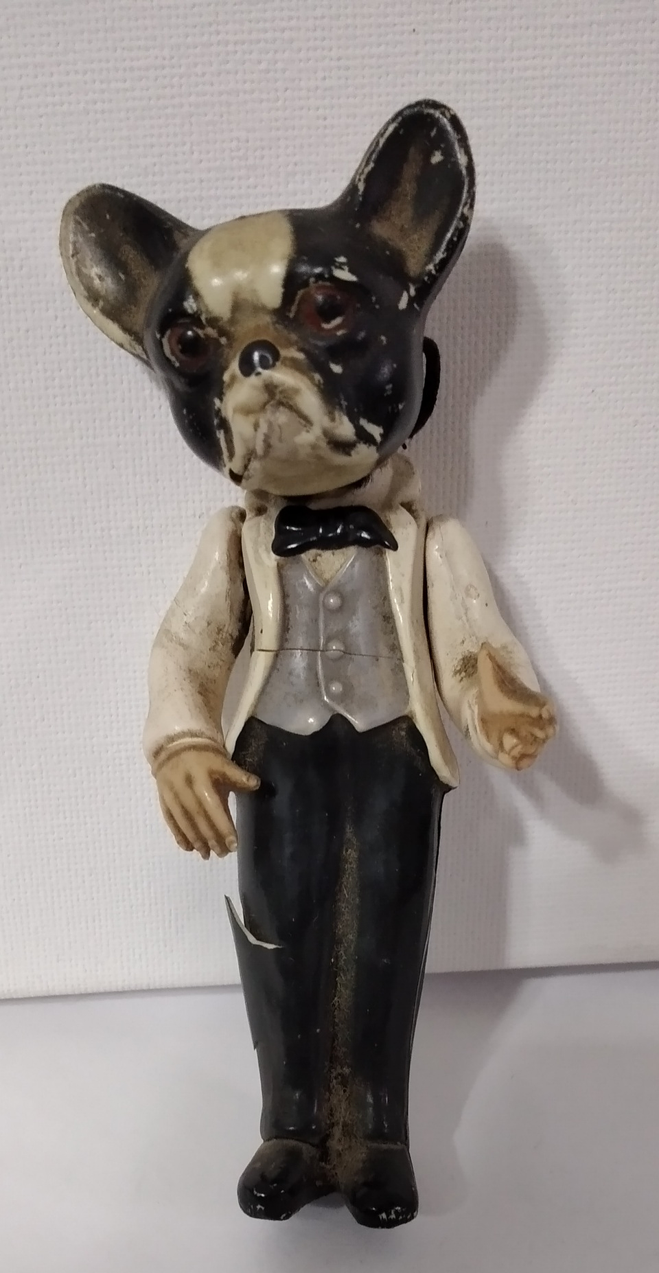 Bulldog em celluloid H.C.F Germany  1