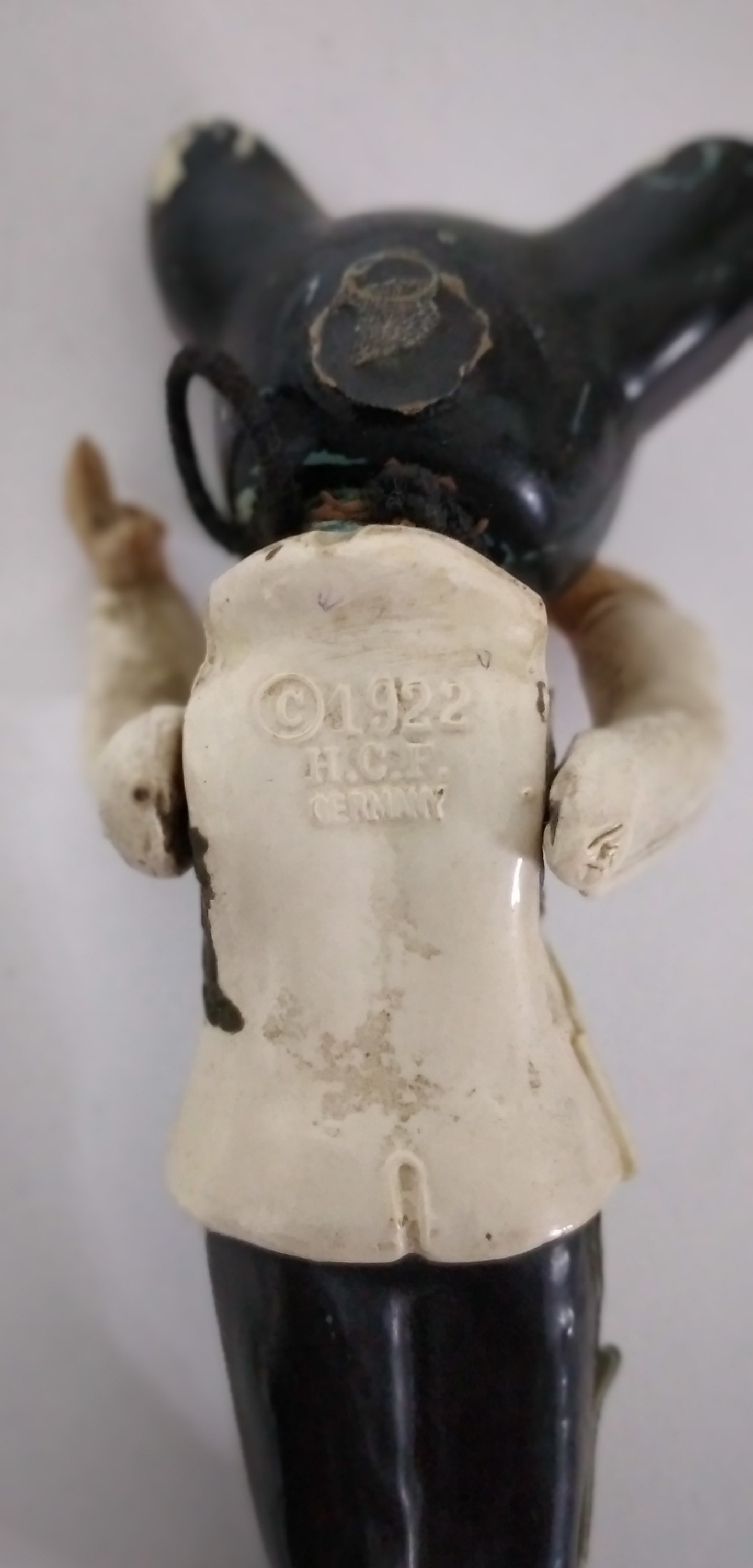 Bulldog em celluloid H.C.F Germany  2