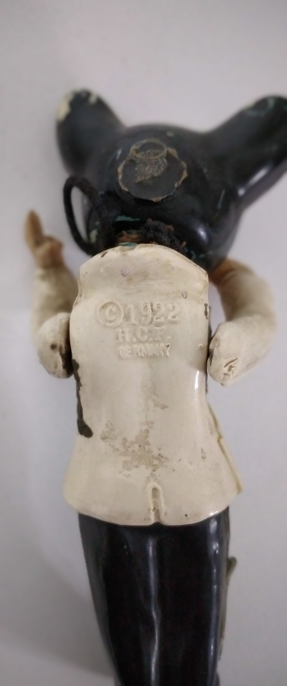 Bulldog em celluloid H.C.F Germany  2