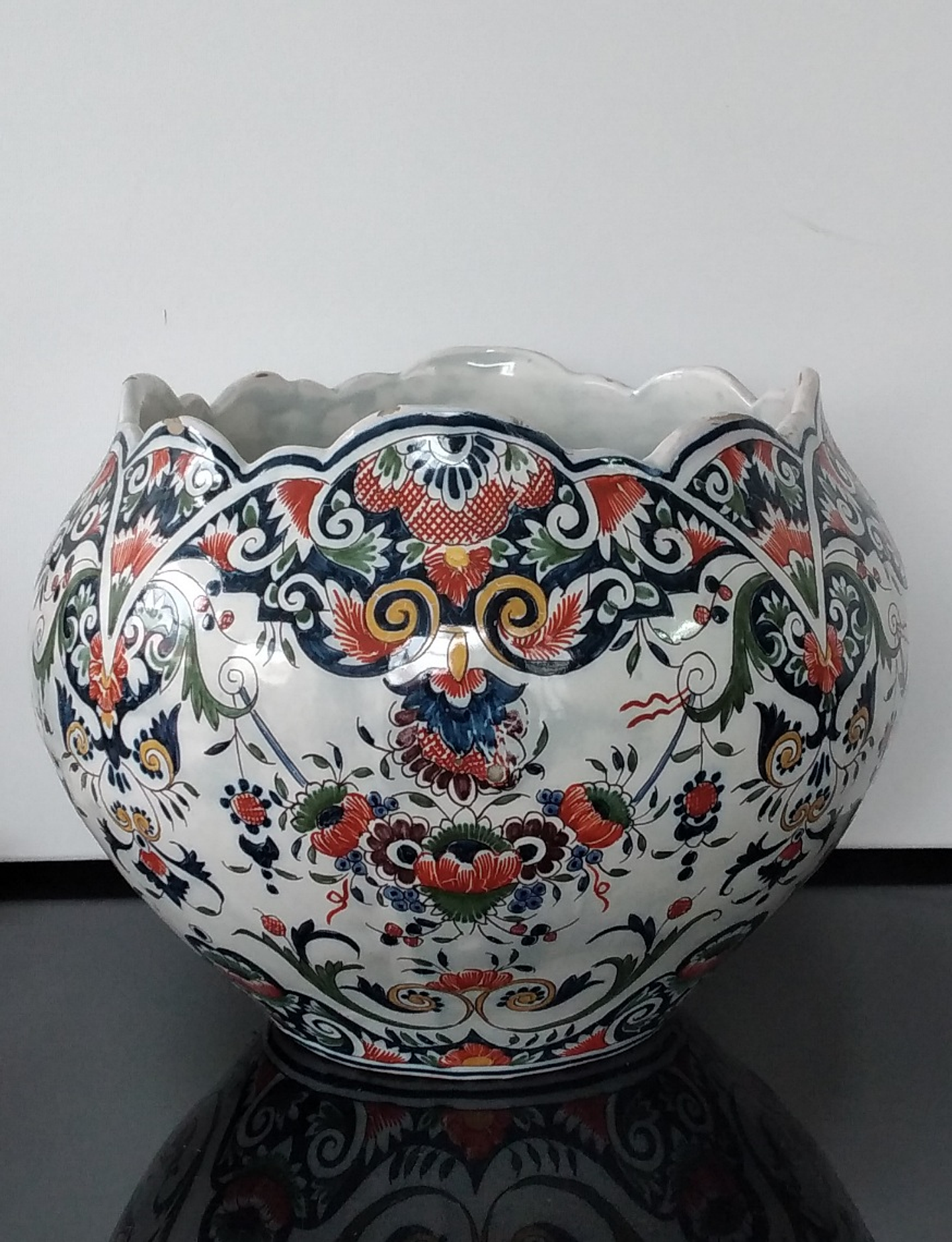 Cache-pot em faiança  2