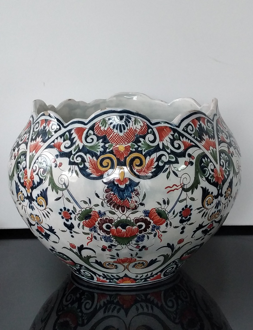 Cache-pot em faiança  2