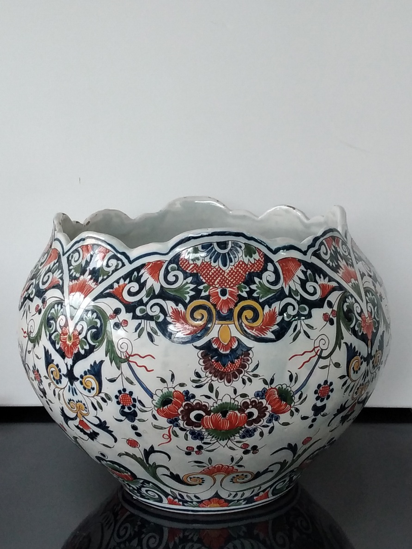 Cache-pot em faiança  3