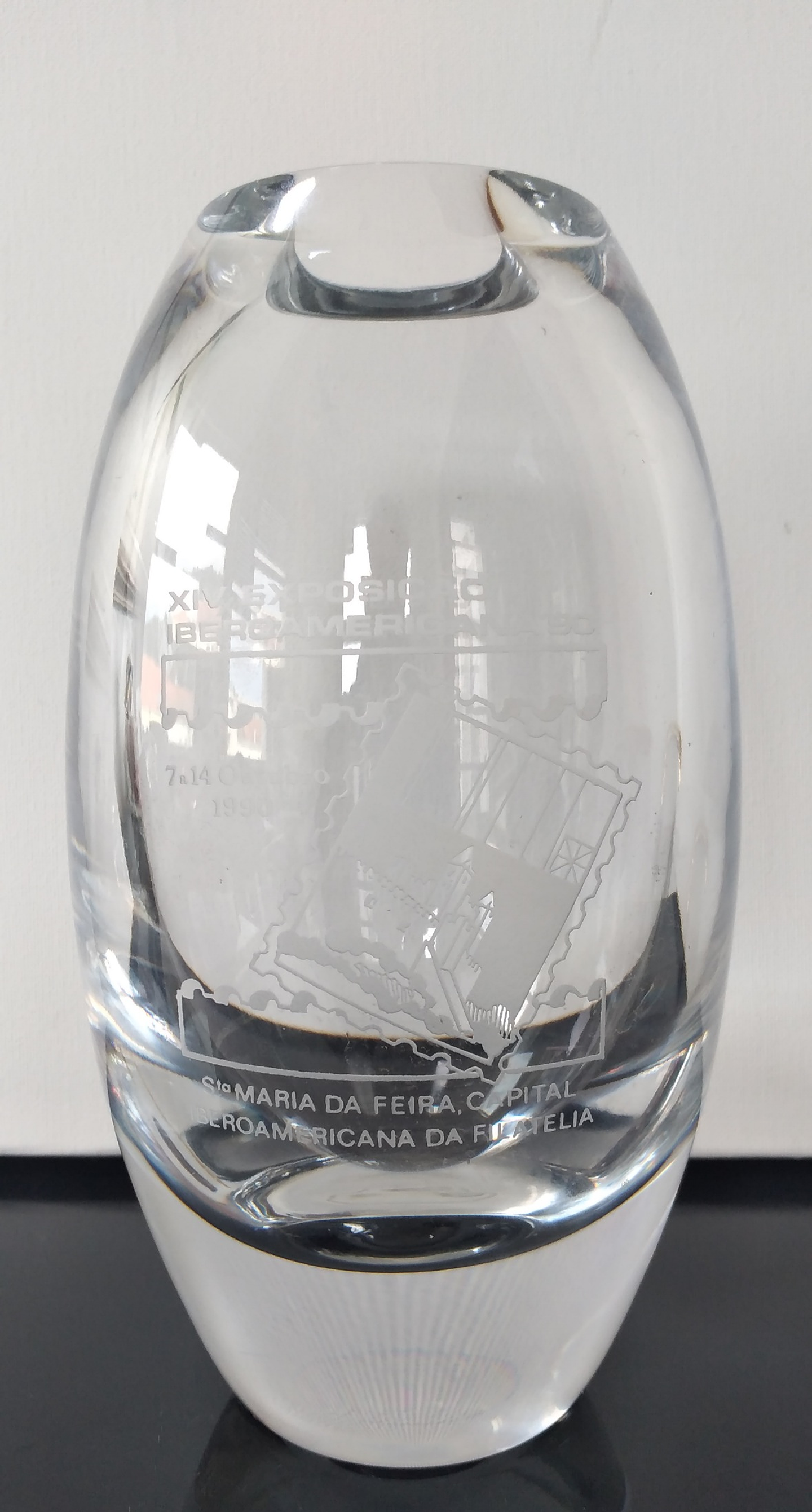 Bowl em cristal, XIV FILATÉLICA  90 2