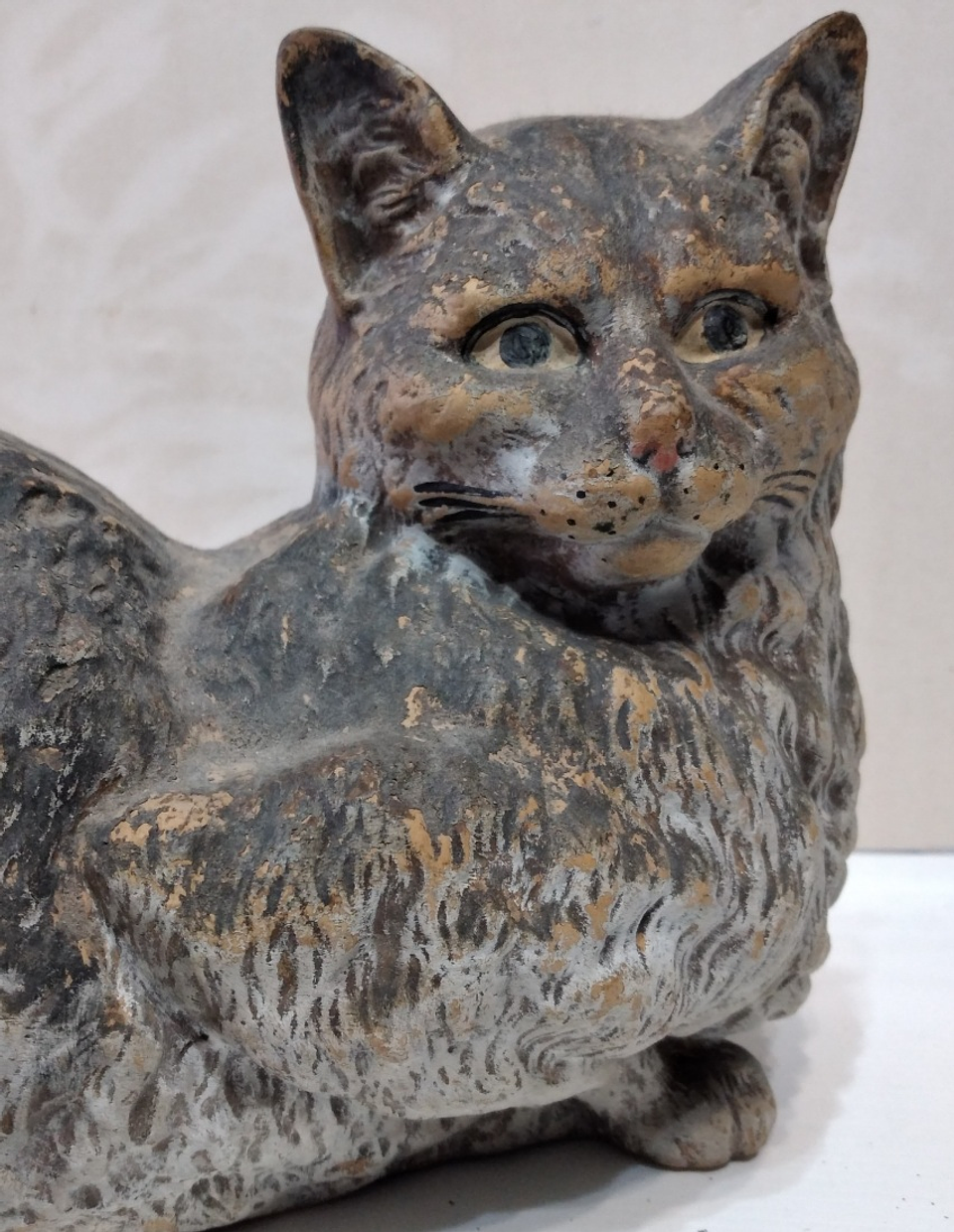 Gato em faiança das Caldas  1