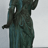 Estatueta em bronze policromado 