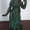 Estatueta em bronze policromado 