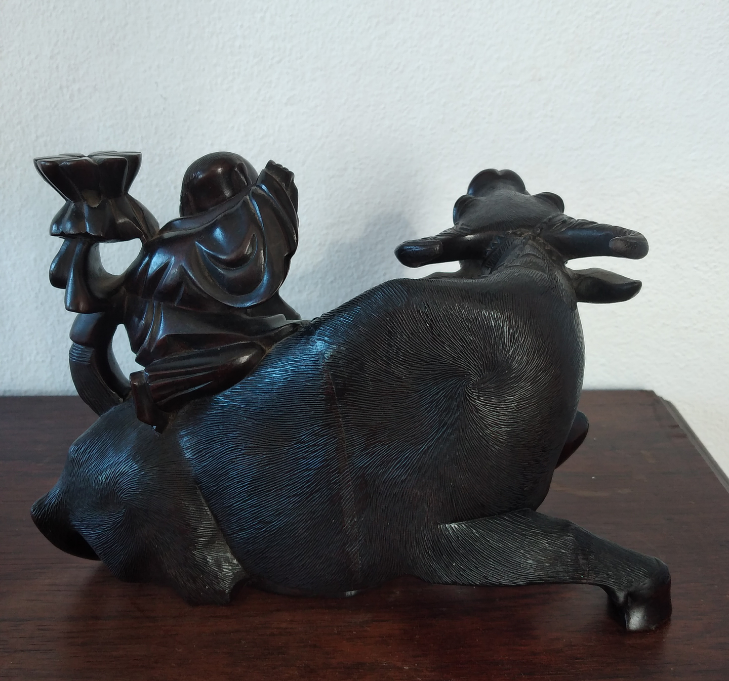 Escultura Oriental em madeira  6