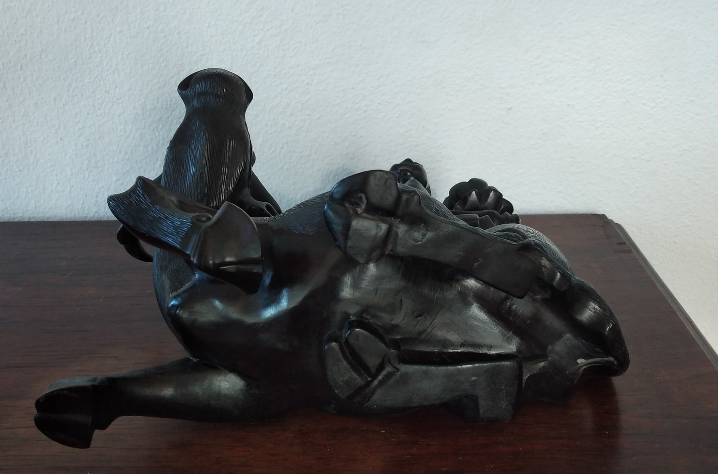 Escultura Oriental em madeira  7