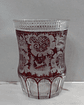 Vaso em cristal rubi overlay  - Miniatura 2