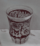 Vaso em cristal rubi overlay  - Miniatura 5