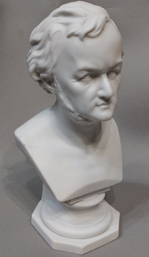 Busto em biscuit R. Wagner