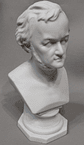 Busto em biscuit R. Wagner - thumbnail 1