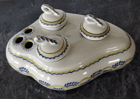 Tinteiro em porcelana de Viana