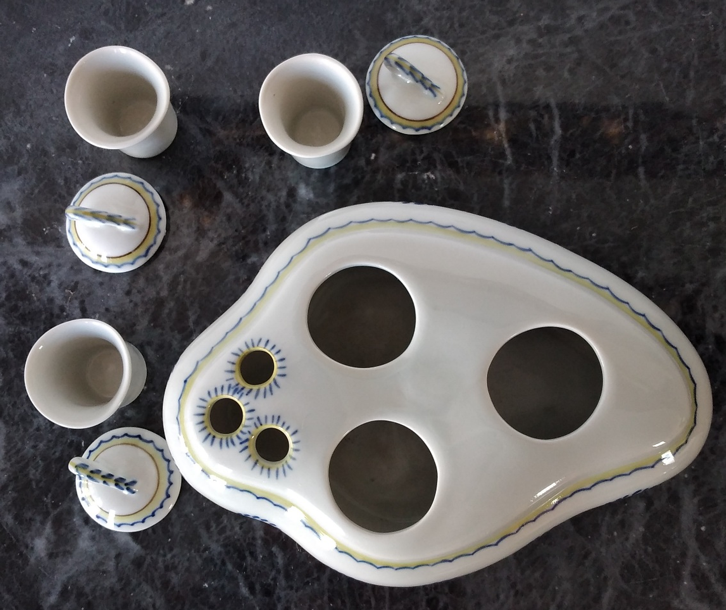 Tinteiro em porcelana de Viana 4