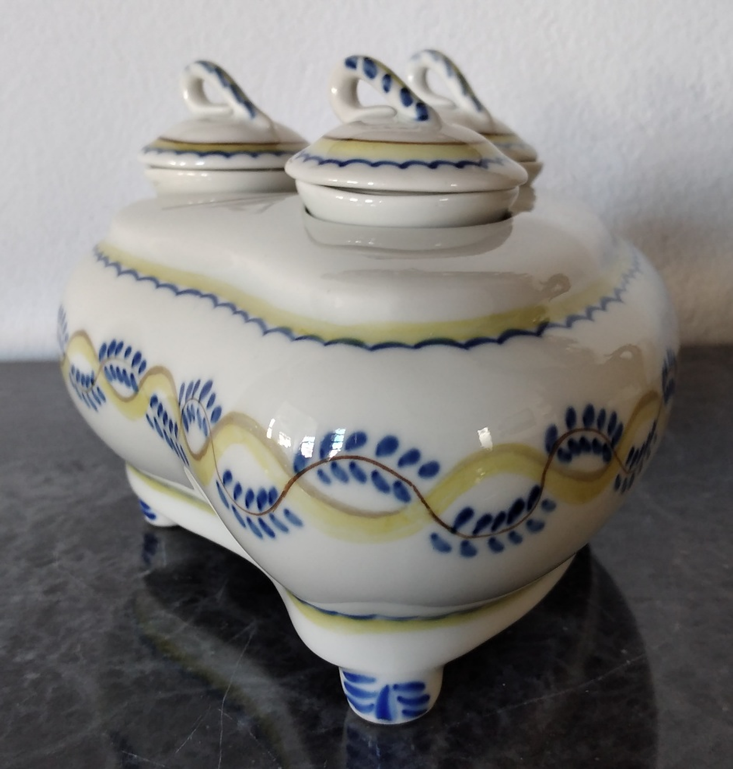 Tinteiro em porcelana de Viana 5