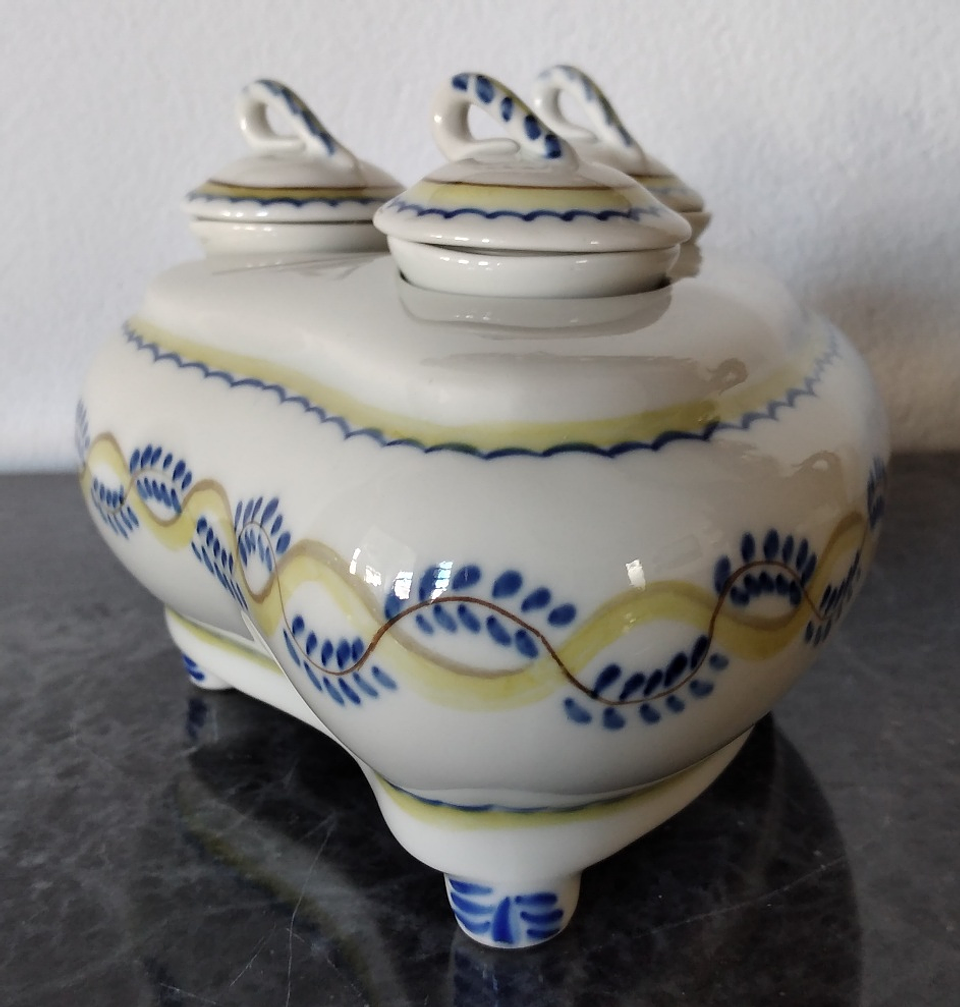 Tinteiro em porcelana de Viana 5