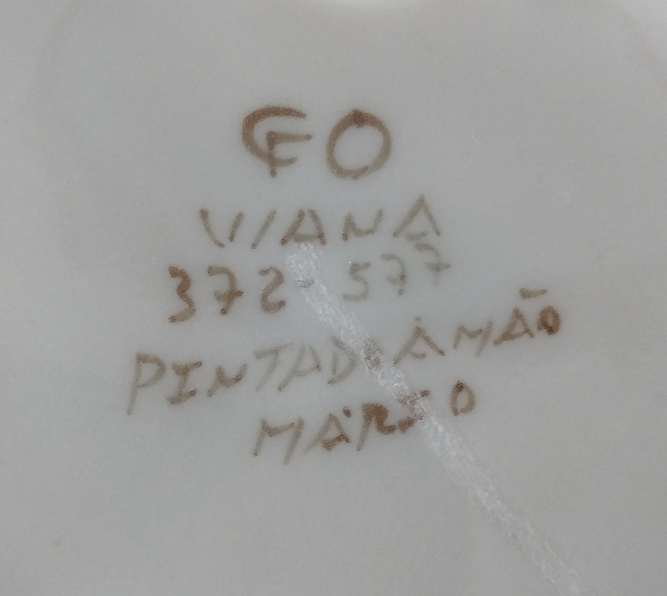 Tinteiro em porcelana de Viana 6