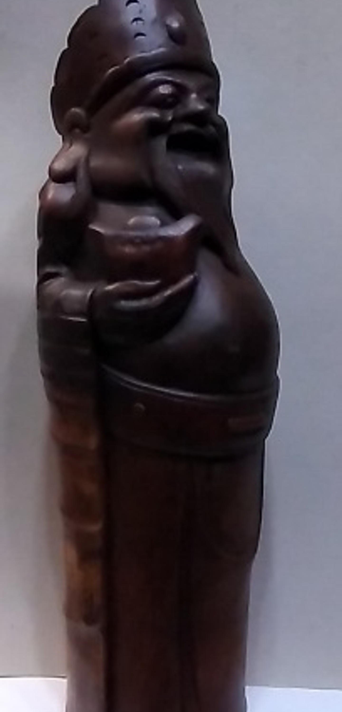 Escultura Oriental em bambu  2
