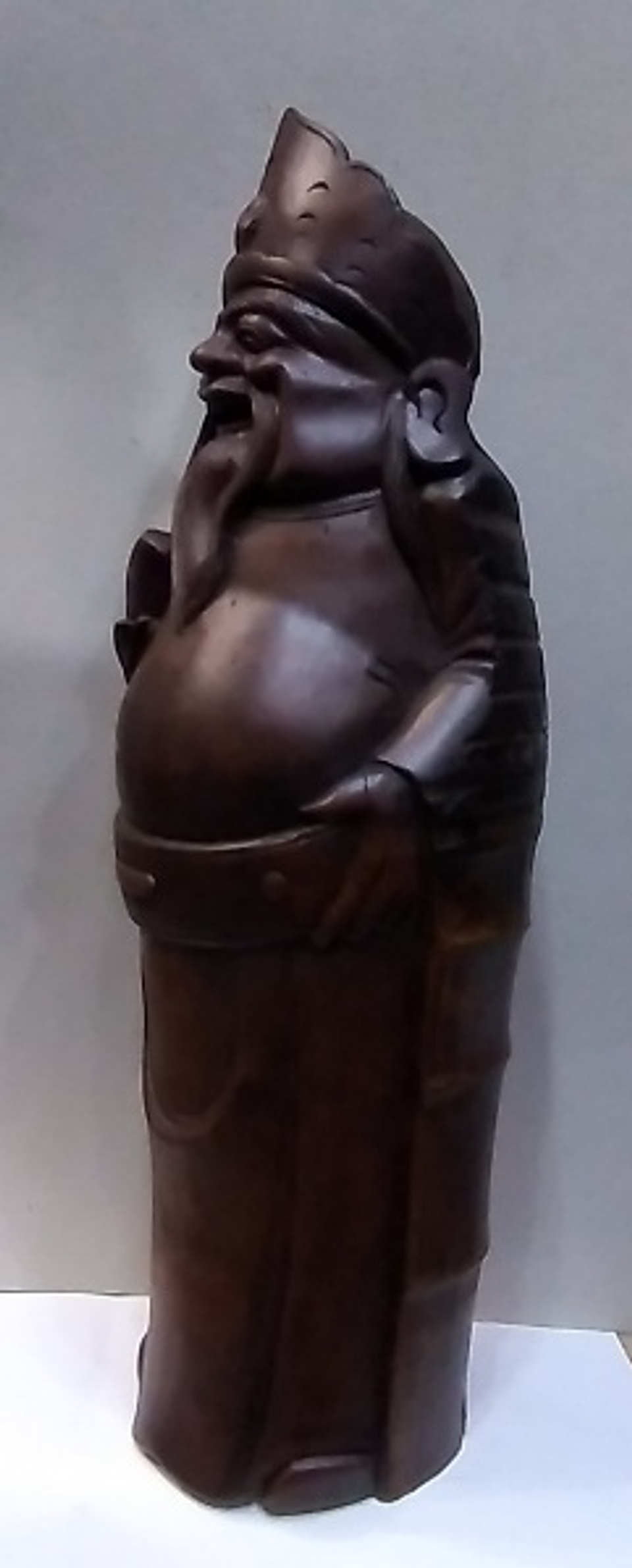 Escultura Oriental em bambu  4