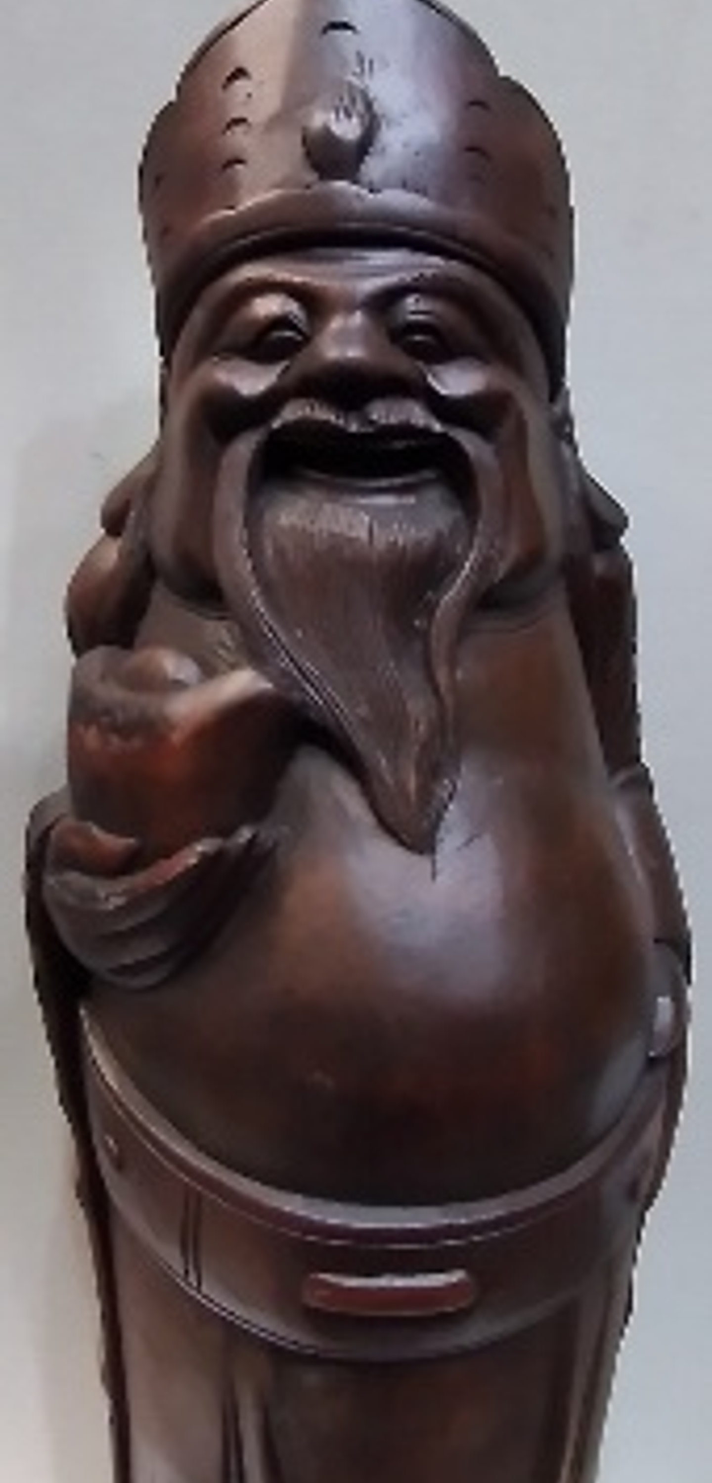 Escultura Oriental em bambu  1