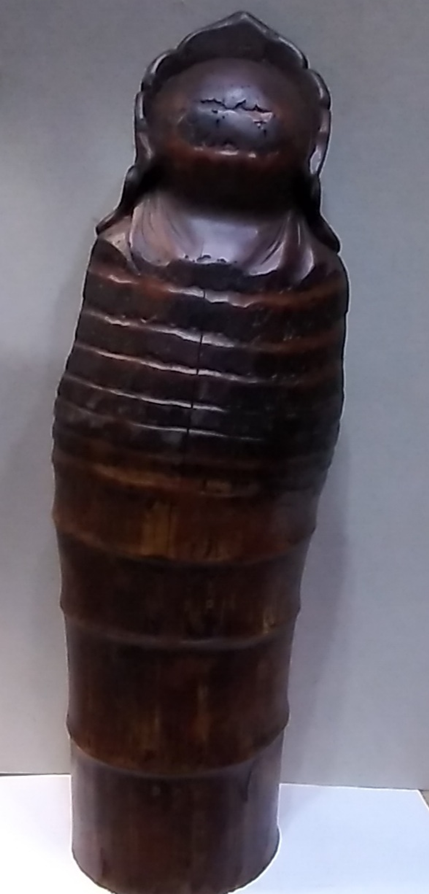 Escultura Oriental em bambu  6