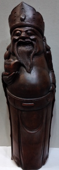 Escultura Oriental em bambu 