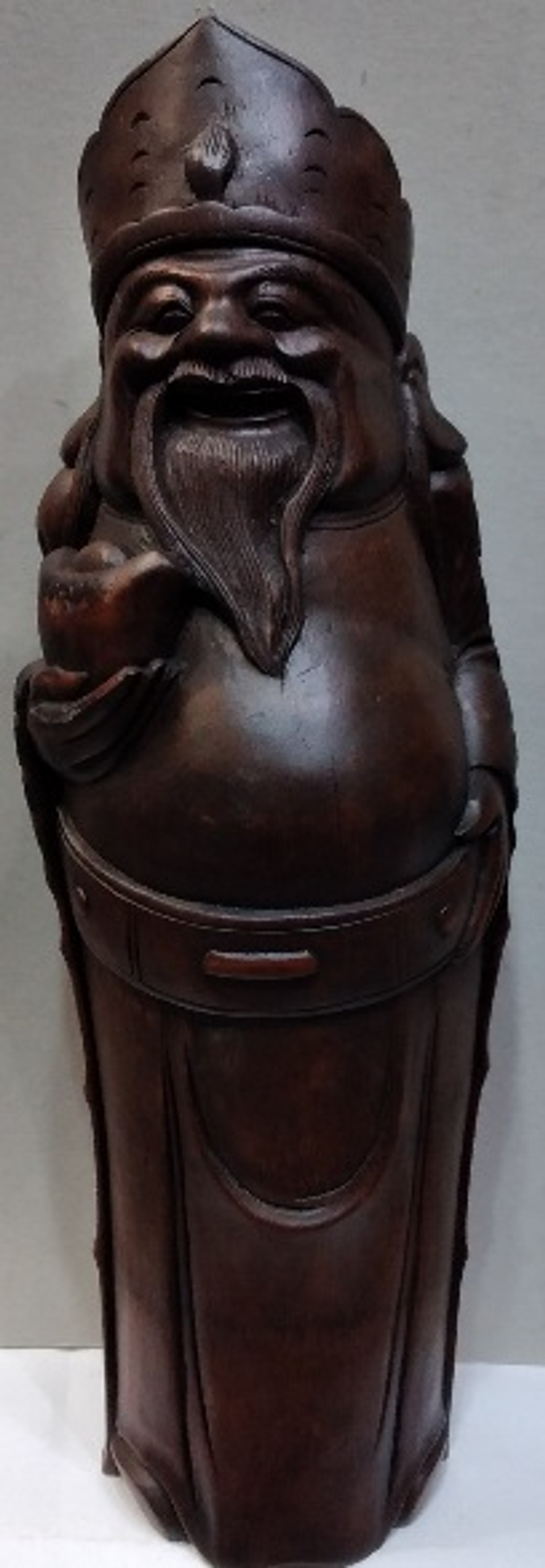 Escultura Oriental em bambu  3