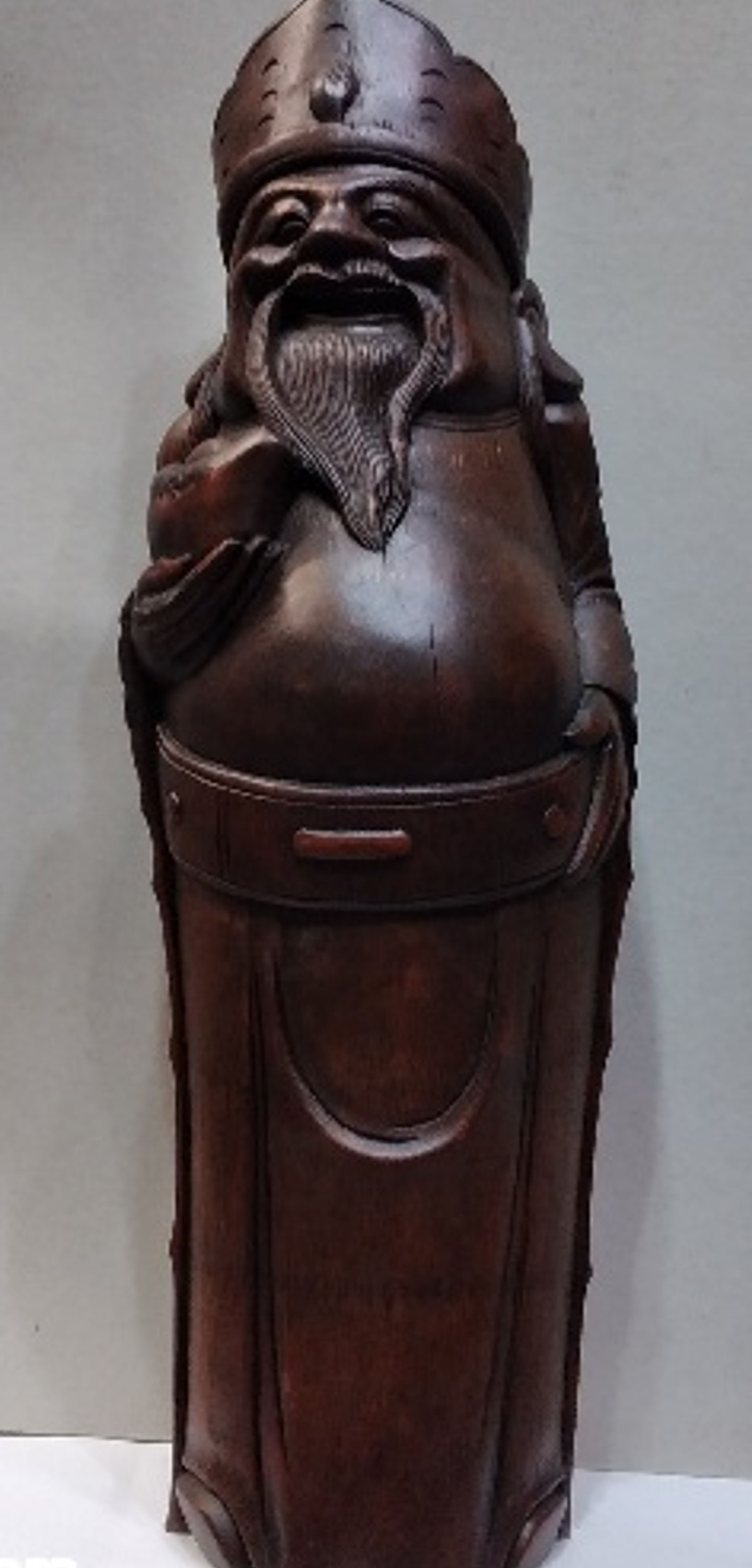 Escultura Oriental em bambu  7