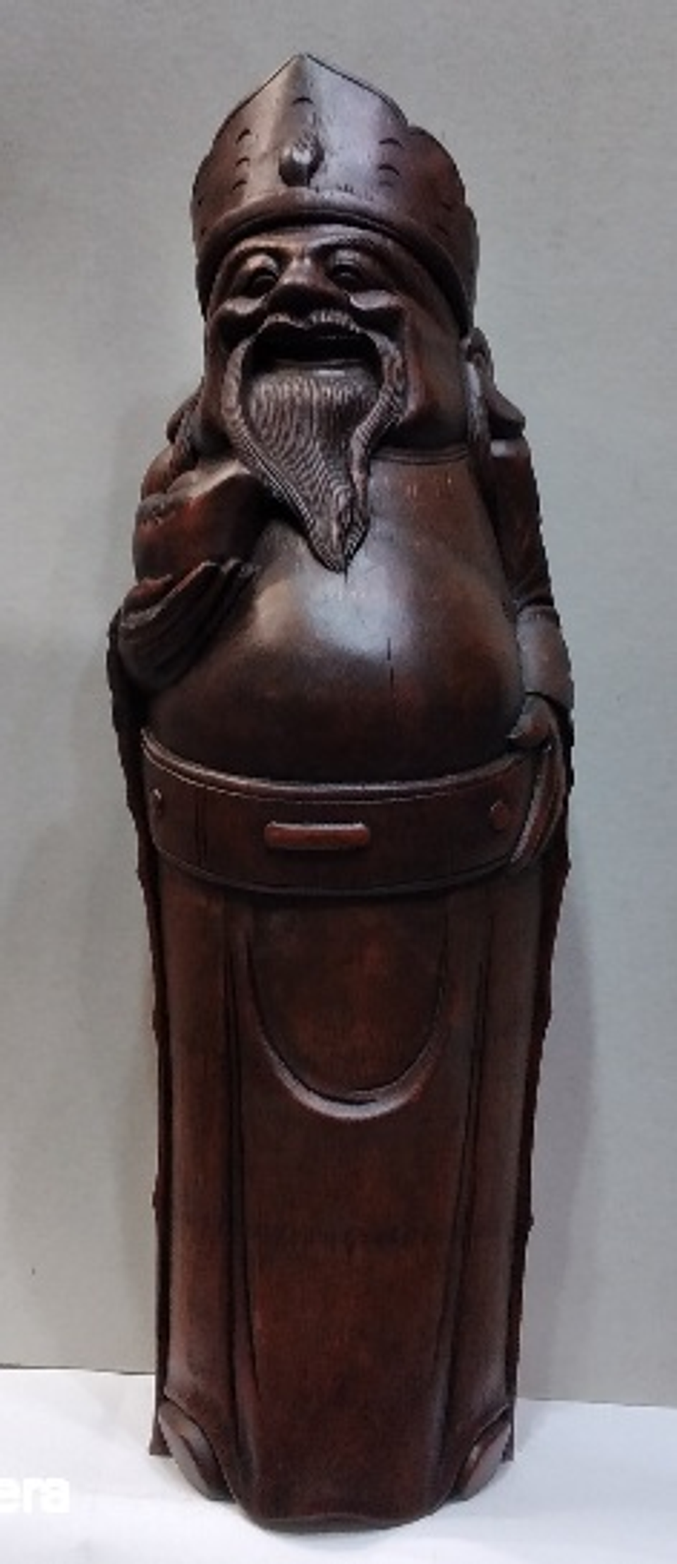 Escultura Oriental em bambu  7