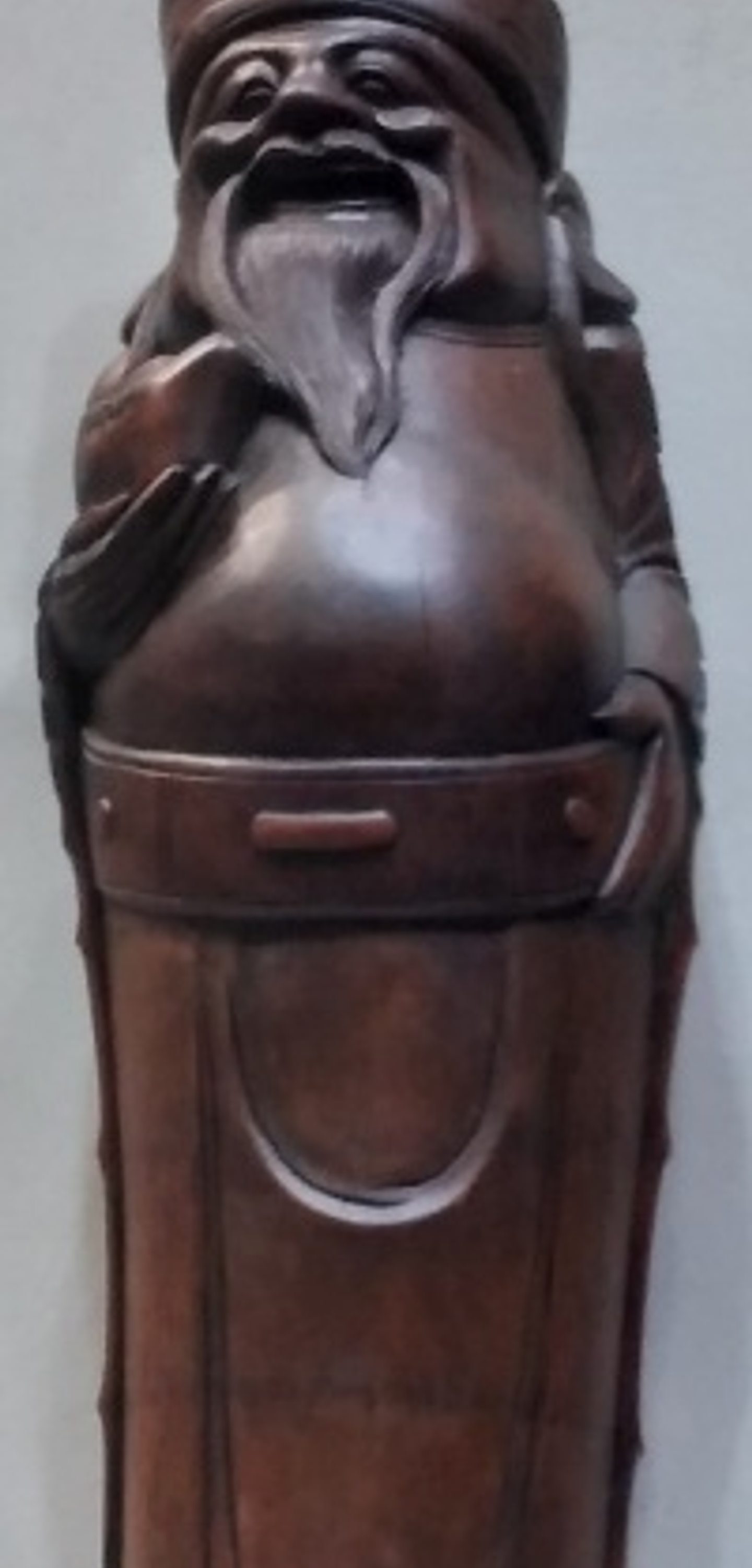 Escultura Oriental em bambu  8
