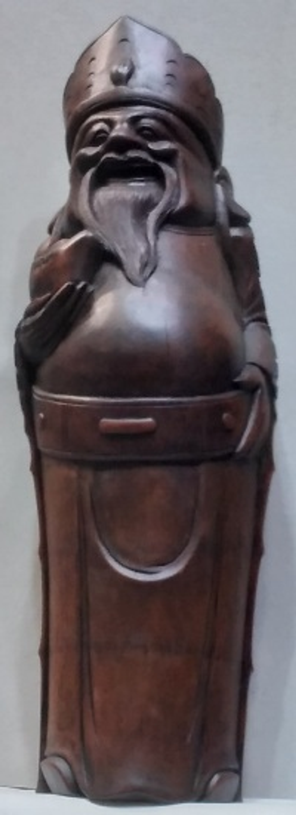 Escultura Oriental em bambu  8